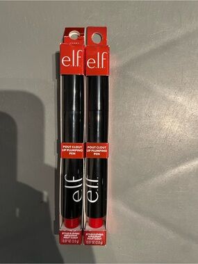 2 E.l.f. Cosmetics Pout Clout Lip Plumping Pen - Red My Mind 0.07 Oz New